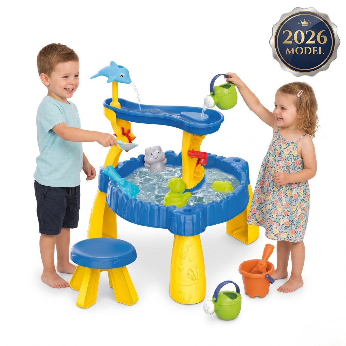 Bol.com Ressplash® Watertafel - Zandtafel - Speeltafel voor kinderen - Inclusief speelaccessoires - Tuin/buiten aanbieding