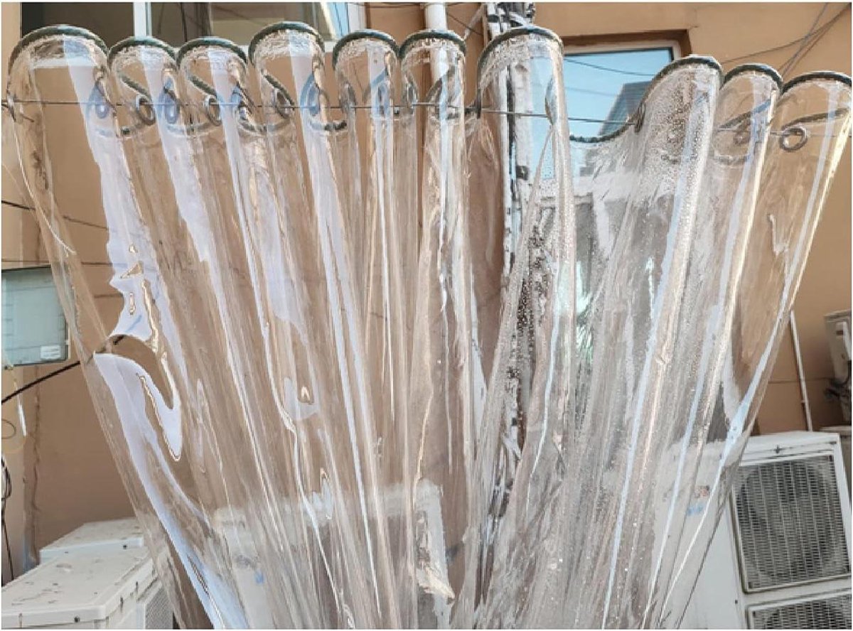Transparant Zeil - Plastic Gordijn - Buiten Beschermen - Waterdicht Weerbestendig - 1 x 1.5 m - Transparant