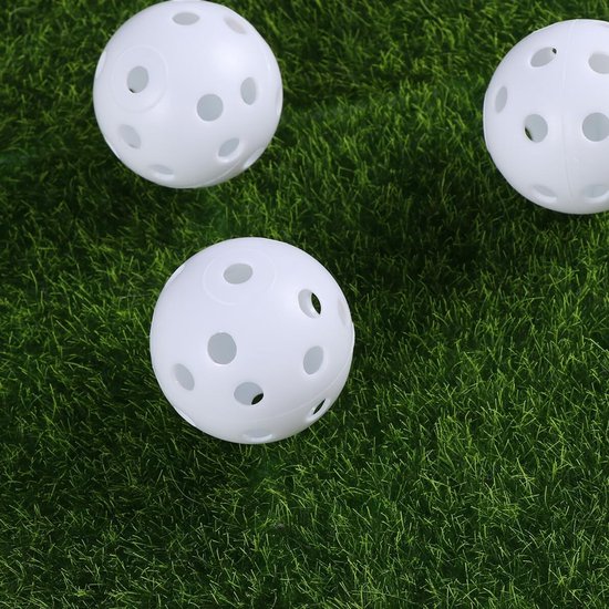 Golf Oefenballen - Lichtgewicht Ballen - Golf Trainen - Luchtstroom Ontwerp - 41 mm - Wit van GOLF — afbeelding 2