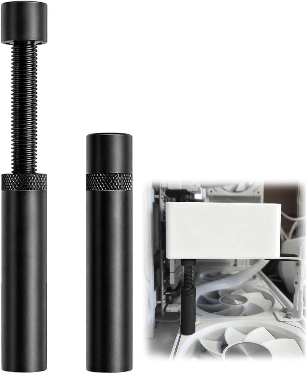 Videokaart Steun - GPU Holder - PC Stabiliseren - Verstelbaar 70-120mm - 2 stuks - Zwart