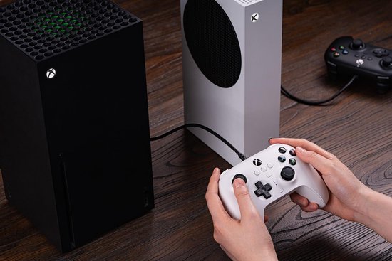 Bedrade Controller - Gamepad Xbox - Gaming - Hall Effect Joysticks - 3 meter kabel - Wit — afbeelding 5