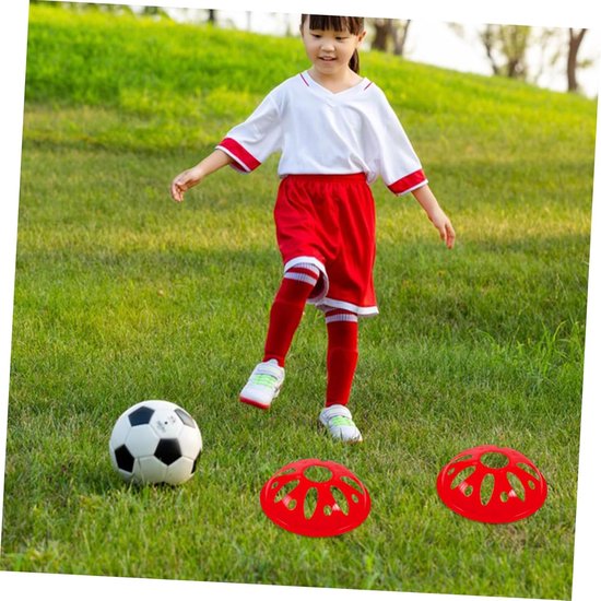 Voetbal Trainingsschijven - Agility Kegels Pionnen - Sporttraining Verbeteren - Duurzaam Flexibel PE Materiaal — afbeelding 5