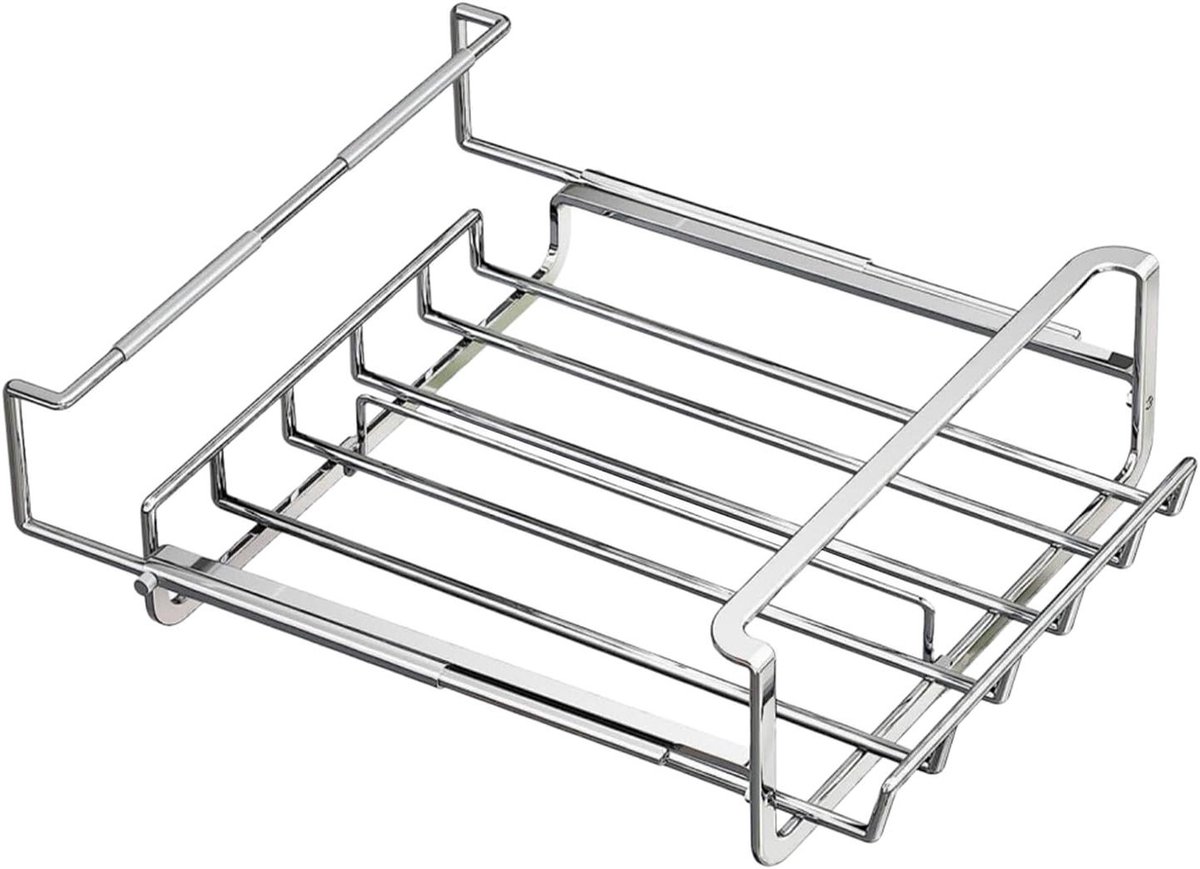 Blikjes Organizer Koelkast - Drank Organizer - Ruimte Besparen - Automatische Uitrol - 32cm Breed - Metaal