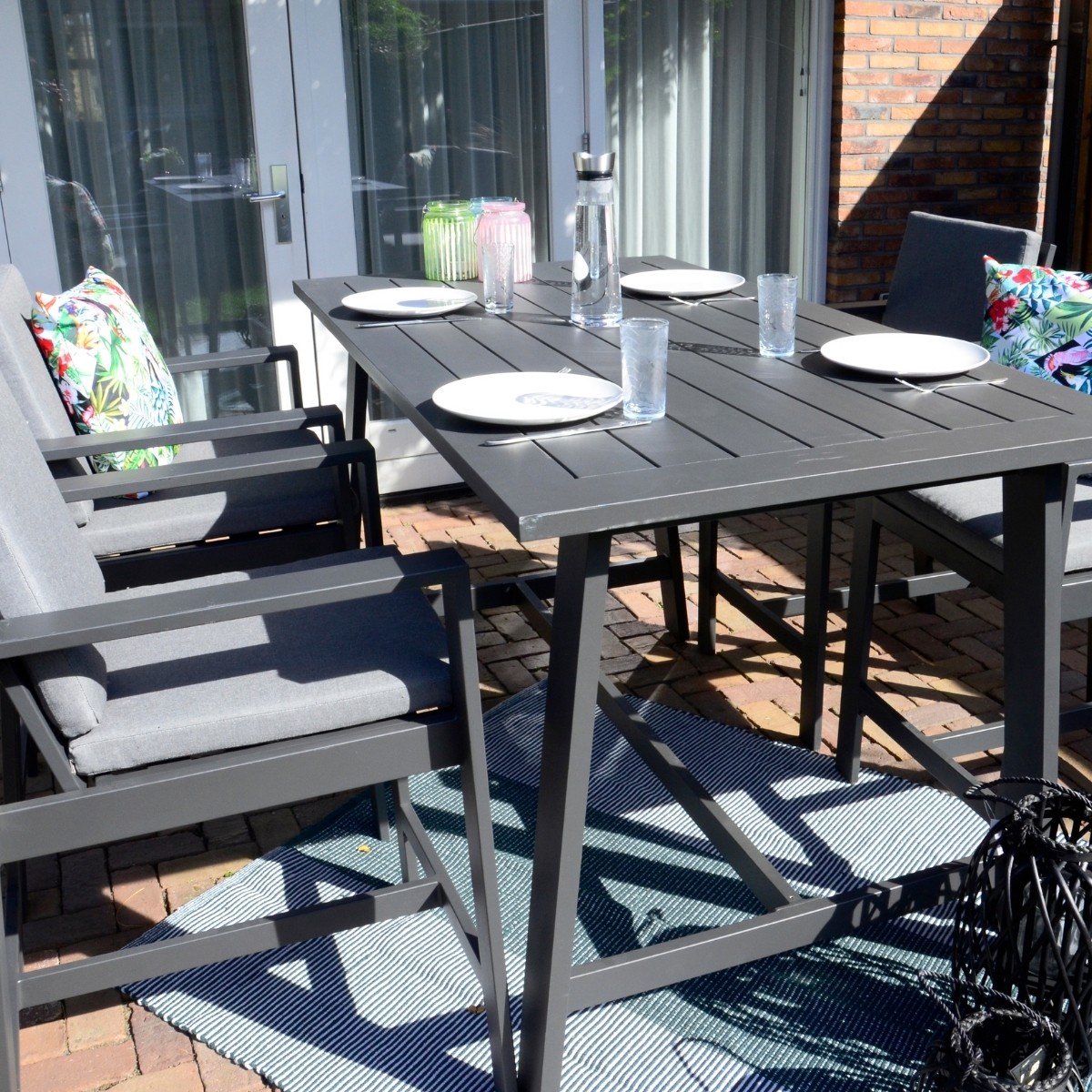 Lesli Living Tabouret de bar Malibu - Charcoal - Aluminium