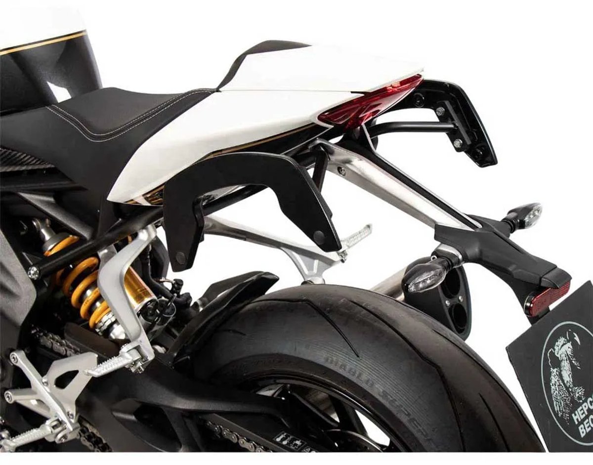 Hepco Becker Triumph Speed Triple 1200 Rs 2021 C-bow Montage Zijkoffers Zilver