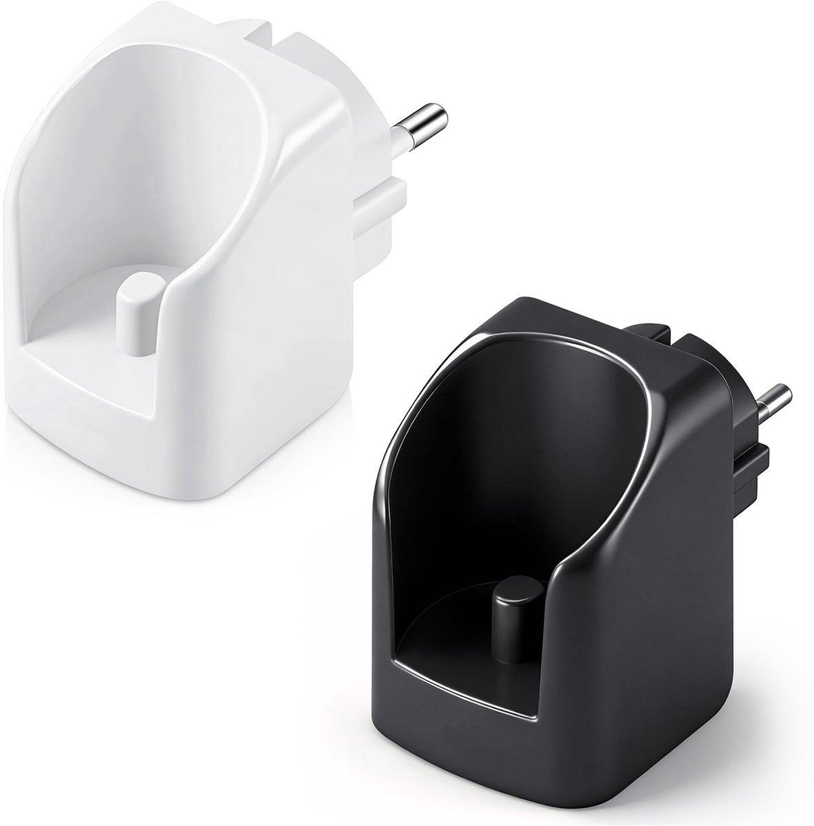COOAU - 2 stuks Elektrisch tandenborstel laadstation voor Oral-B/Braun modellen (niet voor IO-serie & Pulsonic-serie) – Opladestation voor EU-stopcontact – IP67 waterdicht laadstation - Elektrische Tandenborstel - Laadstation tandenborstel
