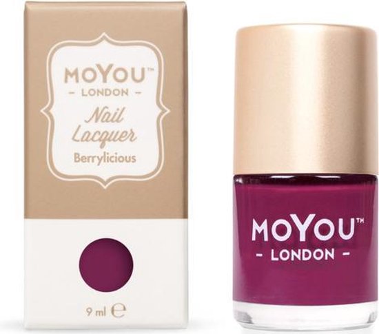 Foto: Stempel nagellak stamping nail polish berrylicious