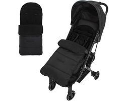 Universele Voetenzak - Kinderwagen Zak - Warm Blijven - Waterdicht Oxford Stof - 80 cm - Zwart