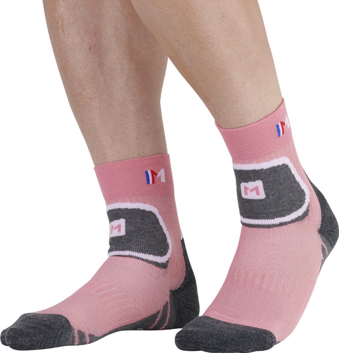 Sokken Monnet Mid Perf Roze