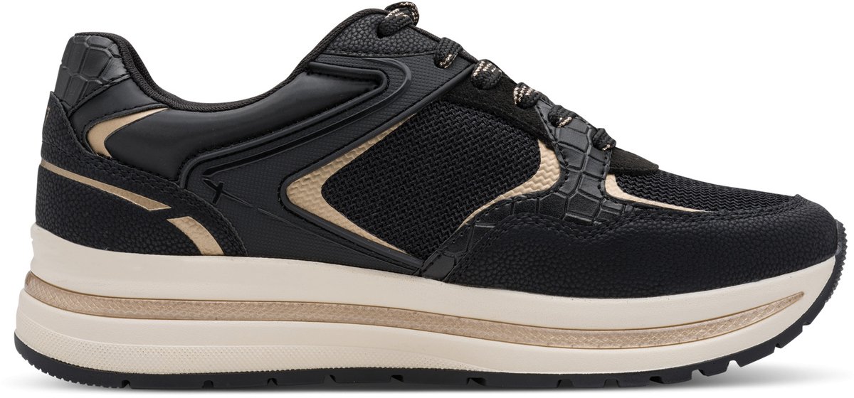TAMARIS Core Dames Sneakers - BLACK COMB