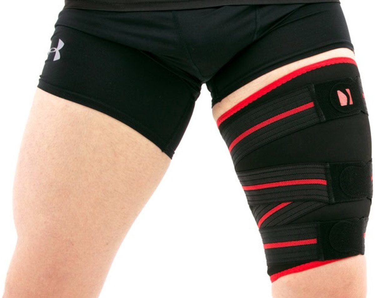 Reh4Mat Neopreen Verstelbare Dijbeenbrace Bovenbeenbrace - XL