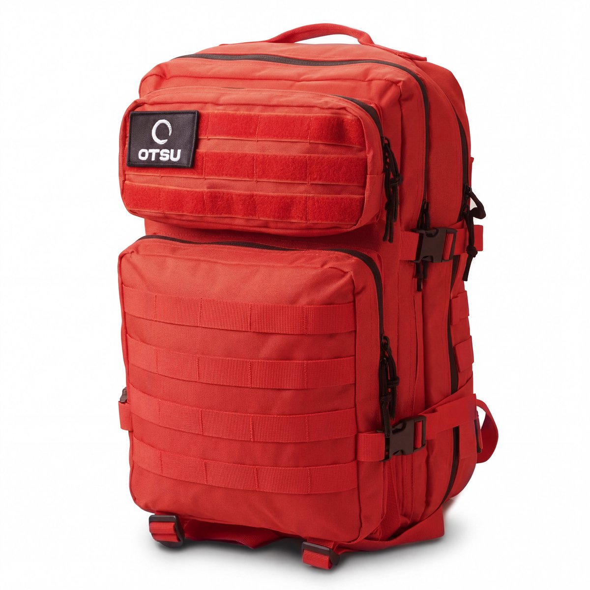 Expedition | Rode tactische rugzak van 40 liter met patchpaneel