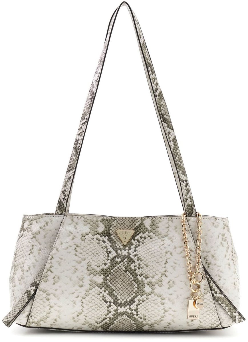GUESS schoudertas Devon Shoulder Satchel Natural wit