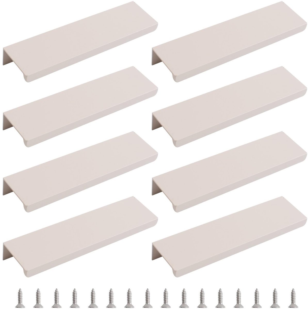 Dailygoods- Ladegrepen Aluminiumlegering - Verborgen Handgrepen - Moderne Stijl - 120 mm - Handgrepen voor Kasten - Eén-Vingerbediening