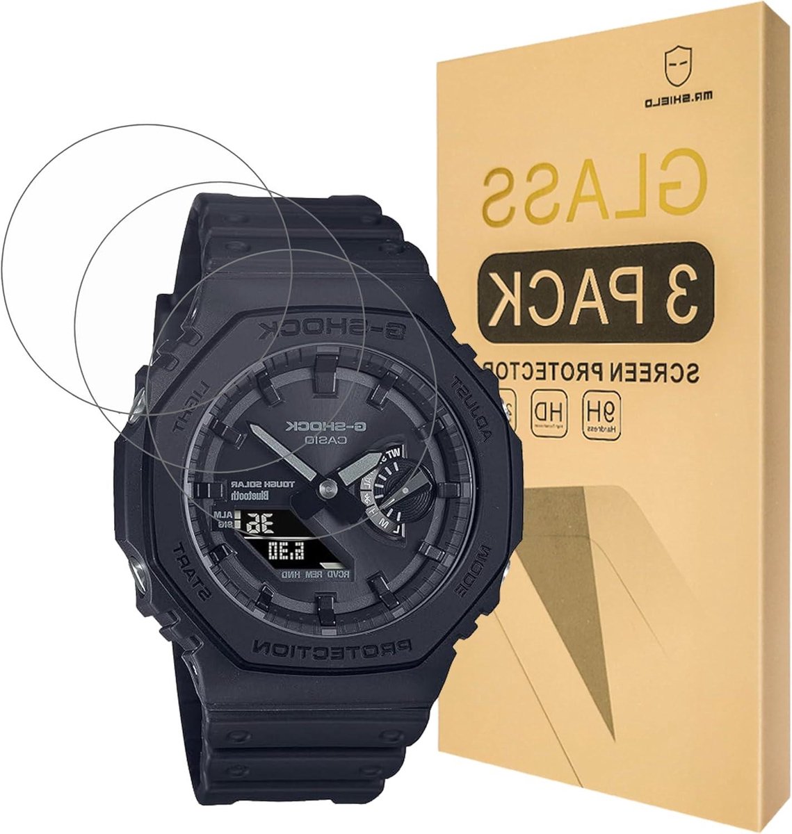 Screen Protector - Glasfolie Bescherming - Scherm Kaskell - 9H Gehard Glas - 3 Stuks - Helder