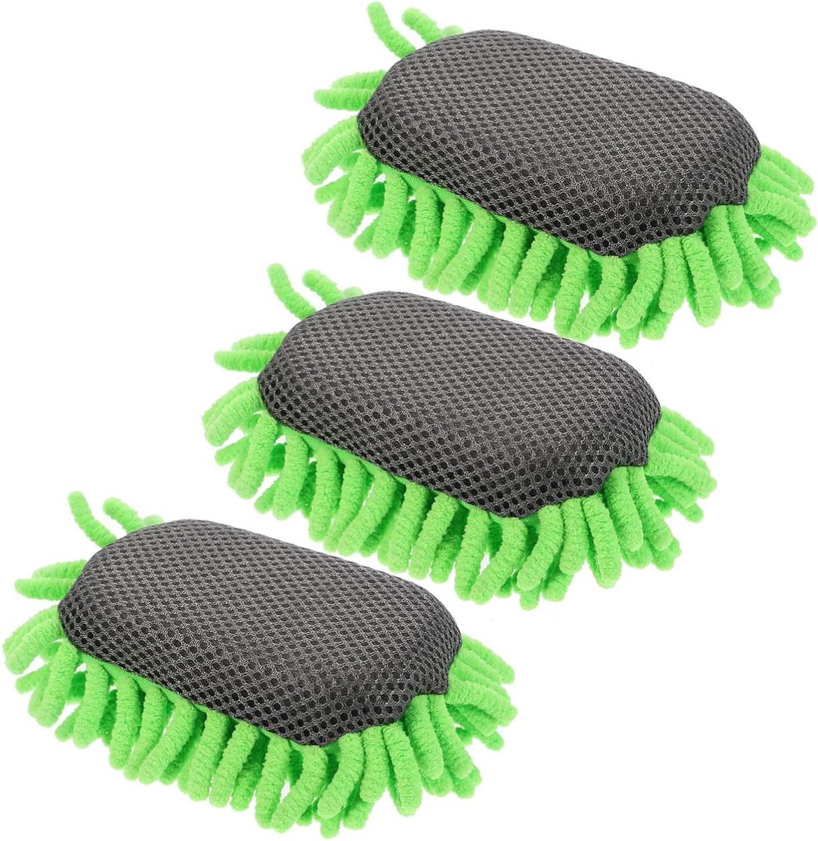 Krijtbord Gumset - Whiteboard Cleaner - Efficiënt Schoonmaken - Dubbelzijdig Ontwerp - 13x7x5cm - Groen