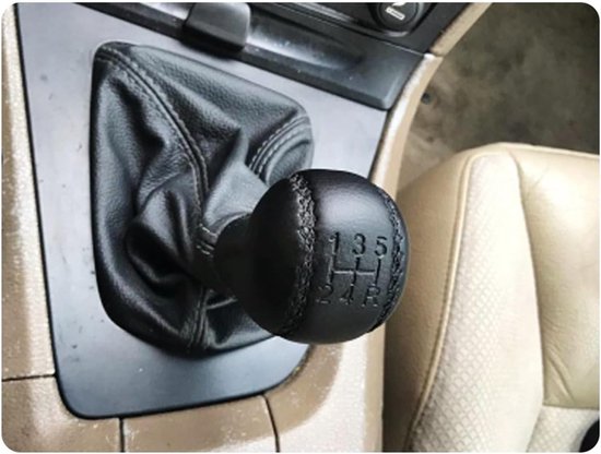 Versnellingspook Knop - Schakelknop Pook - Auto Interieur - Comfortabele Grip - 6 Versnellingen - Zwart — afbeelding 4