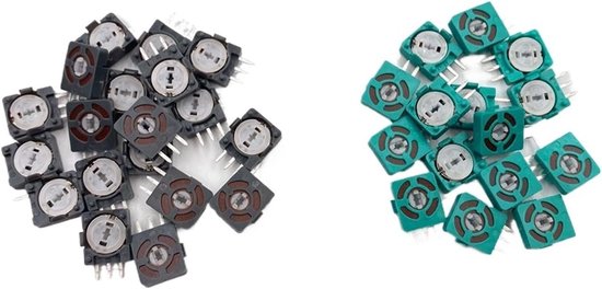 Joystick Onderdelen - Controller Reparatie - Gaming Setup - Duurzaam Materiaal - 100 Stuks - Grijs — afbeelding 3