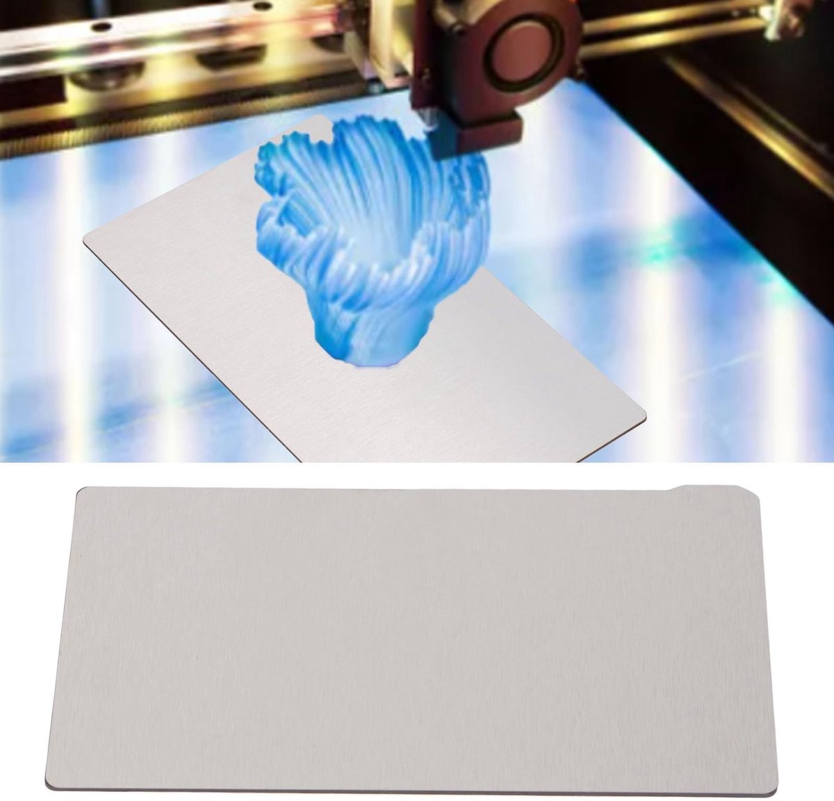Dailygoods- Bouwplaat Flexibel 150x95 Mm - 2 Stuks - Magnetische Basis - Erosiebestendig - Verbeterde Hechting - Compatibel met Photon Mono M7 - 3D-printer Bed