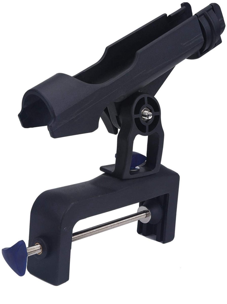 Dailygoods- Hengelhouder 360 Graden Verstelbaar - Hengelsteun - Beugel - Visaccessoire - Boot/Kajak - Lichtgewicht Nylon & Metaal - Visstokhouder