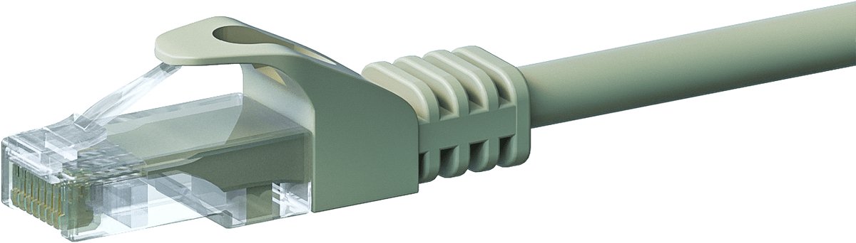 Danicom UTP CAT5e patchkabel - 20 meter grijs - 100% koper - netwerkkabel - internetkabel - UTP kabel - RJ45 - 1000 mbit/s