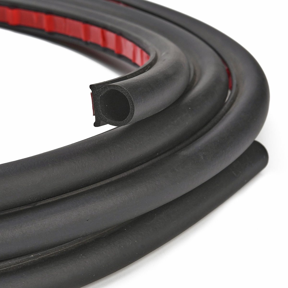 Dailygoods- Deurafdichting Zelfklevend - Geluidsisolatie - Waterdicht - Afdichtingsstrip - D-profiel - Verhoogd Rijcomfort - Autodeurdichting