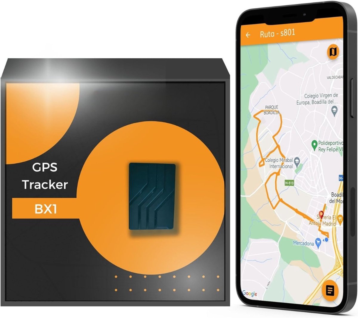 QUOVO® GPS Tracker Fiets - GPS Tracker Kind - GPS Tracker Hond - Zwart - 11cm x 9cm x 5cm