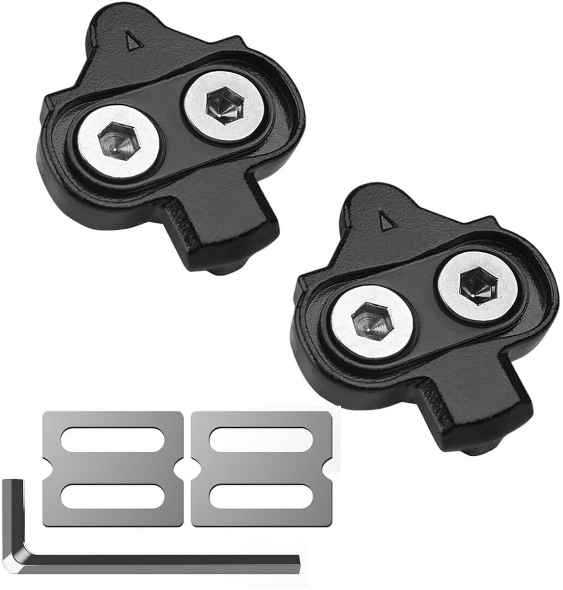 Dailygoods- Fietsstuds Set - Duurzaam - Hoogwaardig Roestvrij Staal - Geschikt voor Racefietsschoenen - Perfecte Pasvorm - Extra Veiligheid - Fietspedaal