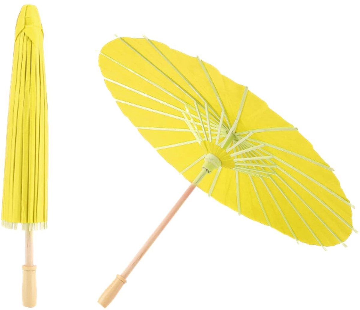 Dailygoods- Papieren Paraplu 2 Stuks - Chinese Paraplu - Handgemaakte Parasol - Decoratie