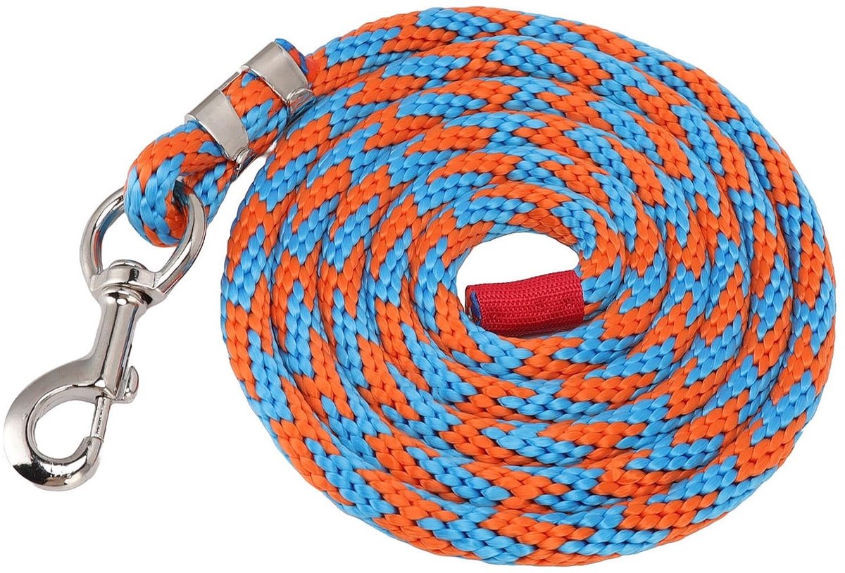 Dailygoods- Tricot Paardenlijn 4 m - Duurzaam Nylon/Legering - Antislip Design - Slijtvast/Bytbestendig - Dikke Haak