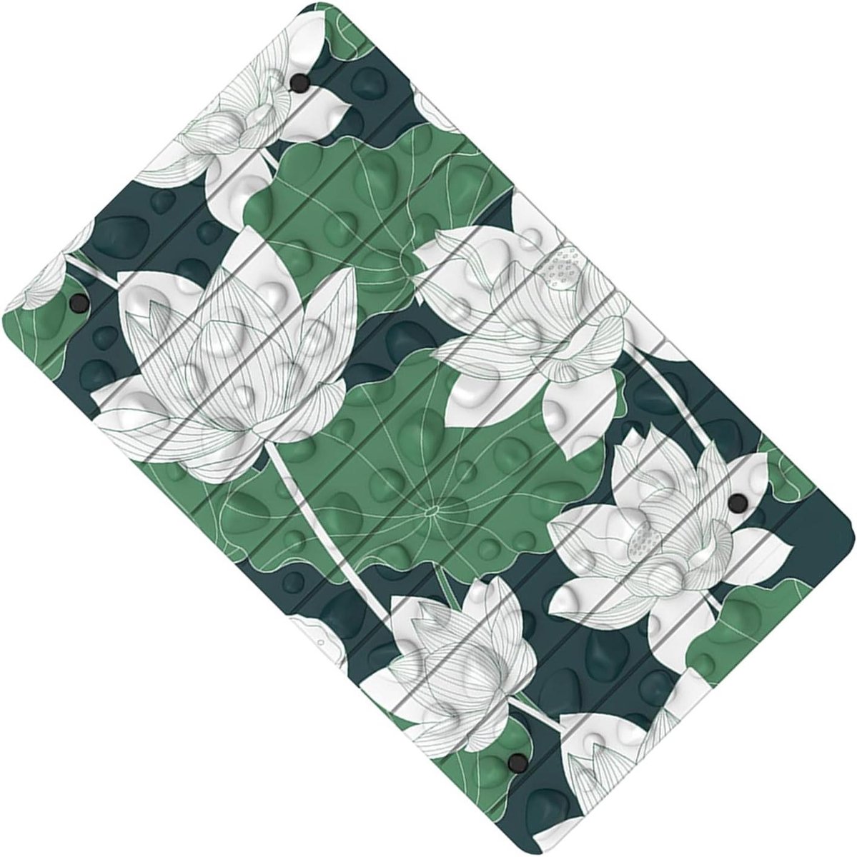 Voetmassage Mat - Acupressuur Kussen - Voet Ontspanning - Natuurlijk Kiezelsteen Design - 50 x 30 cm - Zwart