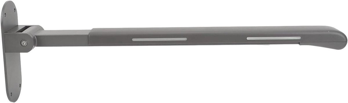 Opvouwbare Toiletbeugel - Badkamer Handgreep - Veilige Mobiliteit - Roestvrij Staal - 70 cm Lengte - Zilver