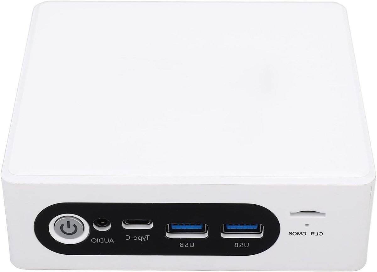 Mini PC - Compacte Computer - Zakelijk Gebruik - Geïntegreerd Koelsysteem - 8GB 256GB - Wit