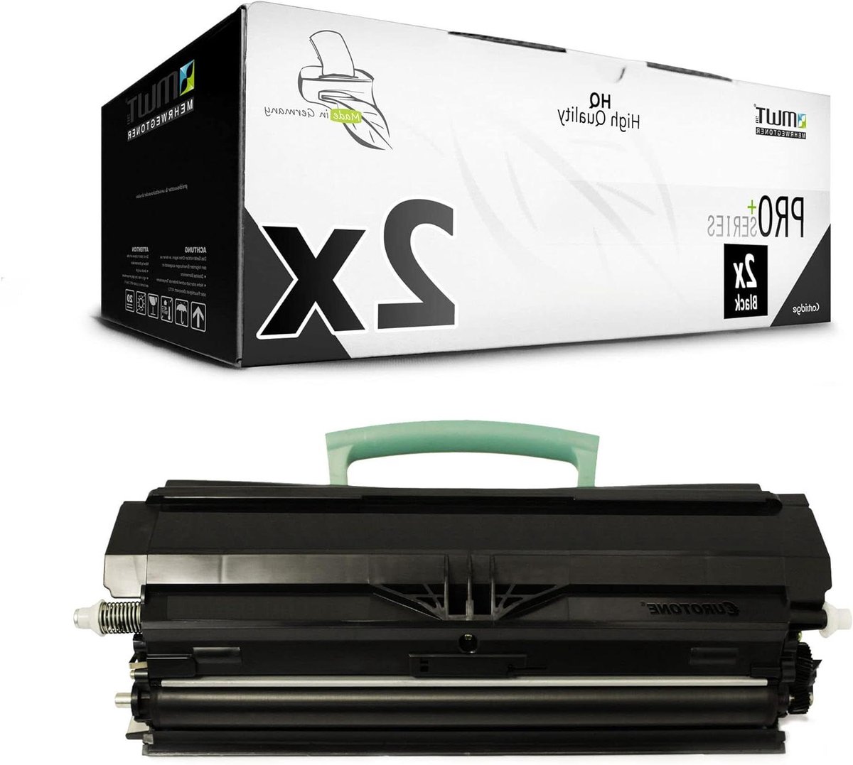Tonercartridge Zwart - Toner Lexmark E-serie - Printeronderhoud - Hoge Capaciteit - 2 x 6000 pagina's - Zwart