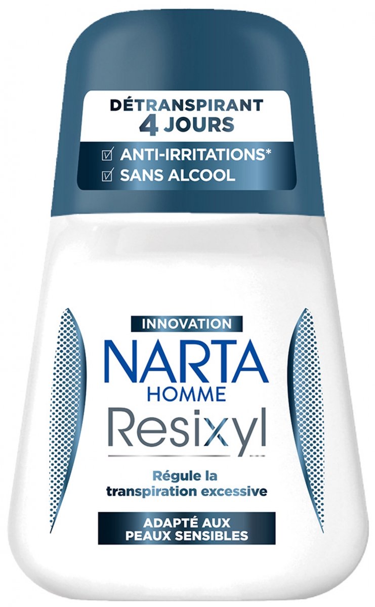 Narta Man Resixyl 4-Daagse Antitranspirant Roll-on 50 ml