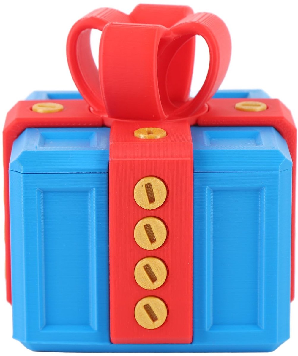Dailygoods- Geschenkdoos 3D-geprint - Multifunctioneel - Grappig - Vervelend - Vakantiedecoratie - Veelgebruikte Nieuwigheid - Cadeau