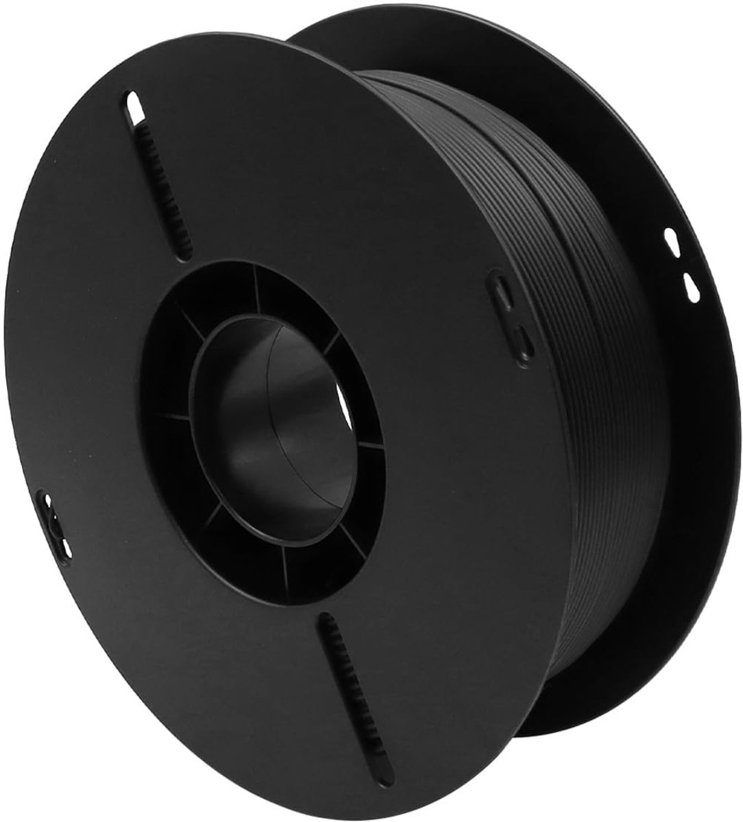 Dailygoods- PLA 3D-printerfilament 1 kg - zwart - vacuüm verzegeld - 1,70 mm - 330 m - milieuvriendelijk materiaal - 3D-filament