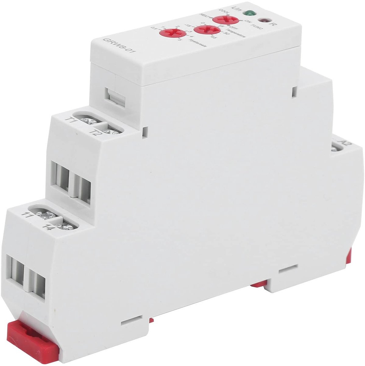 Dailygoods- Temperatuurcontroller - Temperatuurregelingsrelais - Hoge/Lage Temperatuurmonitor - AC/DC Voeding 24V-240V - Hysteresis 0,5℃ tot 5℃ - Schokbestendig 16A/AC1 - Temperatuurregelaar
