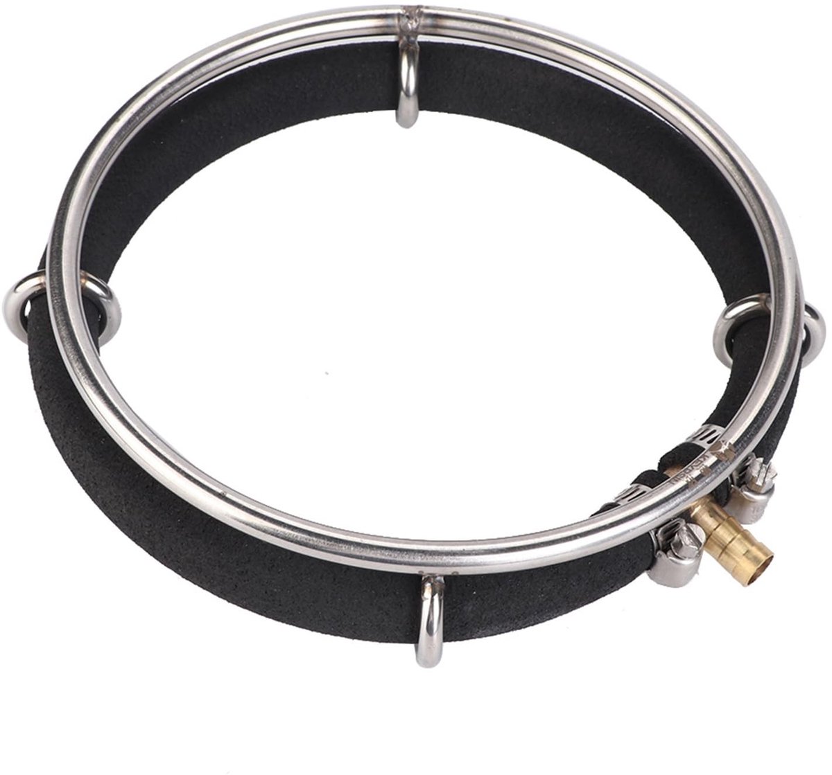 Dailygoods- Luchtdiffuser Poreuze Steen - Bubbler voor Zuurstofvoorziening - Diameter 25 cm - Ronde Buiskoppeling 16 mm - Geschikt voor Zuurstofpomp boven 20 W - Verhoogt Opgeloste Zuurstof - Aquariumsteen