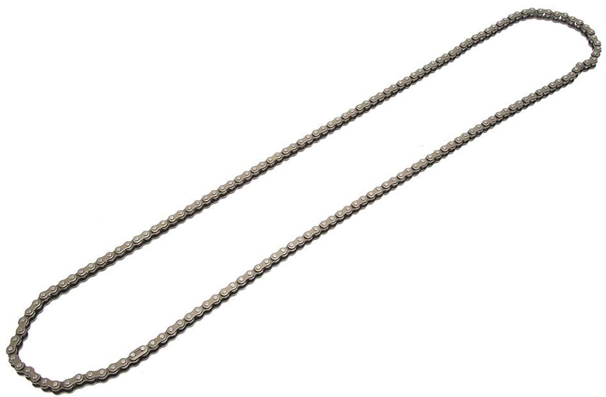 Dailygoods- Ketting 25H 158 - Roestvrij Stalen Ketting - Geschikt voor ATV/Scooter - Eenvoudig te Installeren - Slijtvast - Dikte 6 mm - Fietsketting