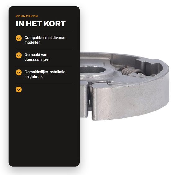 Dailygoods- Kettingzaagkoppelingen Professioneel - Tandwielkoppelingen - Stabiele Prestaties - Perfecte Accessoires - IJzer - Diameter 7 cm - Kettingzaagonderdelen van Dailygoods — afbeelding 4