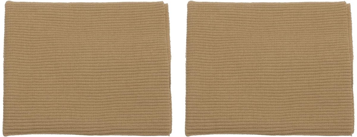 Dailygoods- Manchetten Elastisch - Katoenen Stof - Geribbelde Randen - 10 x 9 cm - 2 Stuks - Voor Naaien en Doe-Het-Zelf Ambacht - Mouw