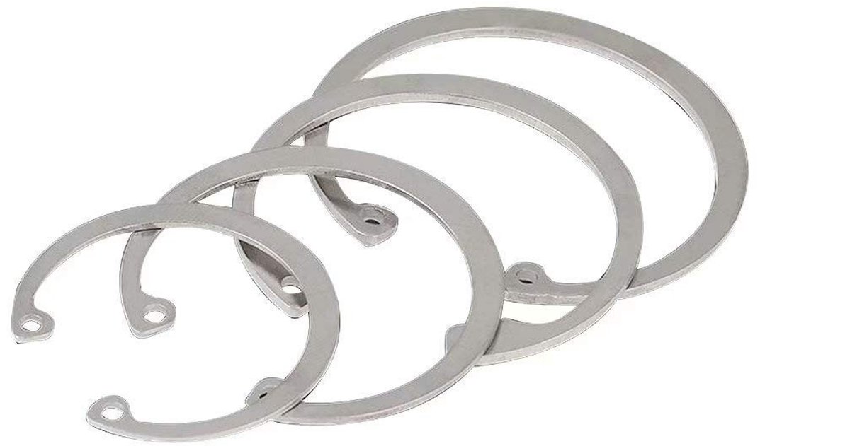 Dailygoods- Circlip Ø40mm - 10 Stuks - Roestvrij Staal - Duurzaam - Veiligheidsring - Hoge Hardheid - Corrosiebestendig - Bevestigingsring