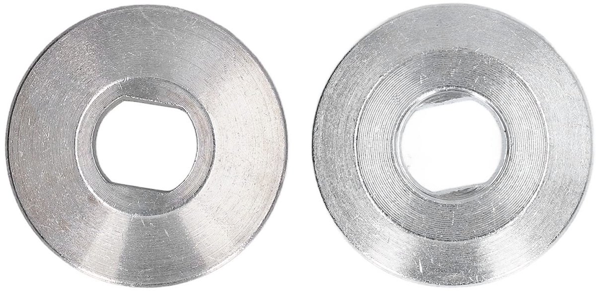 Dailygoods- Zaagblad Klemring - 2 Stuks - Drukplaat - Cemented Carbide - 45mm Diameter - Geschikt voor 10 Inch Aluminium Zaagmachine