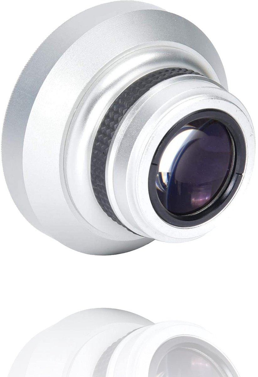 Dailygoods- Fisheye Lens 37 mm - Super Fisheye - Groothoeklens - Cameralenzen - Aluminiumlegering - Optisch Glas - Cameralens