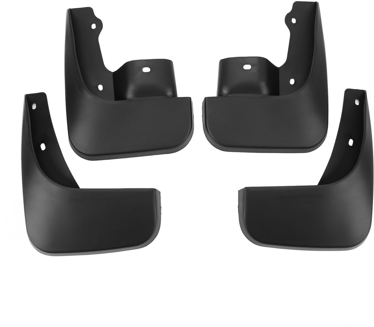 Dailygoods- Modderflappen 4-delig - Hoogwaardig PP Materiaal - Schokbestendig - Bescherming tegen Vuil - Voor Jimny 1998-2018 - Stijlvol Ontwerp - Spatborden