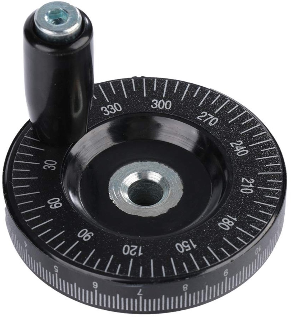 Dailygoods- Freeshandwiel 63 mm - Bakeliet - Handgreep - Duurzaam - Geschikt voor gereedschapsmachines - Sterk draagvermogen - Handwiel
