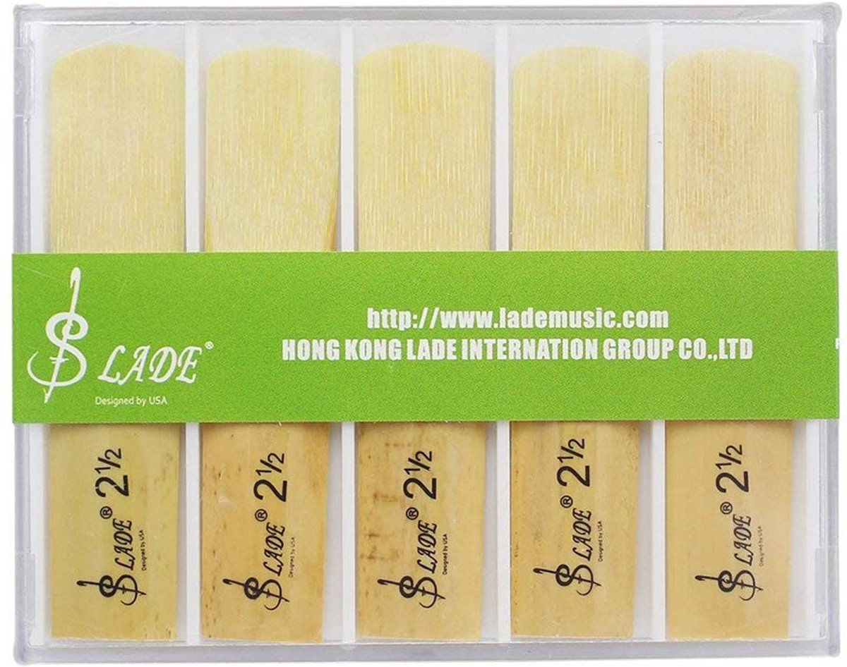 Saxofoon Bladen - Rietjes - Muziek Maken - Set van 10 stuks - 2.5 Dikte