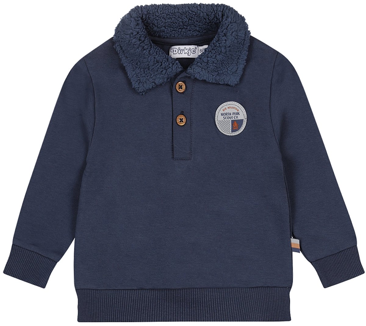 Dirkje Navy Elastane Sweater