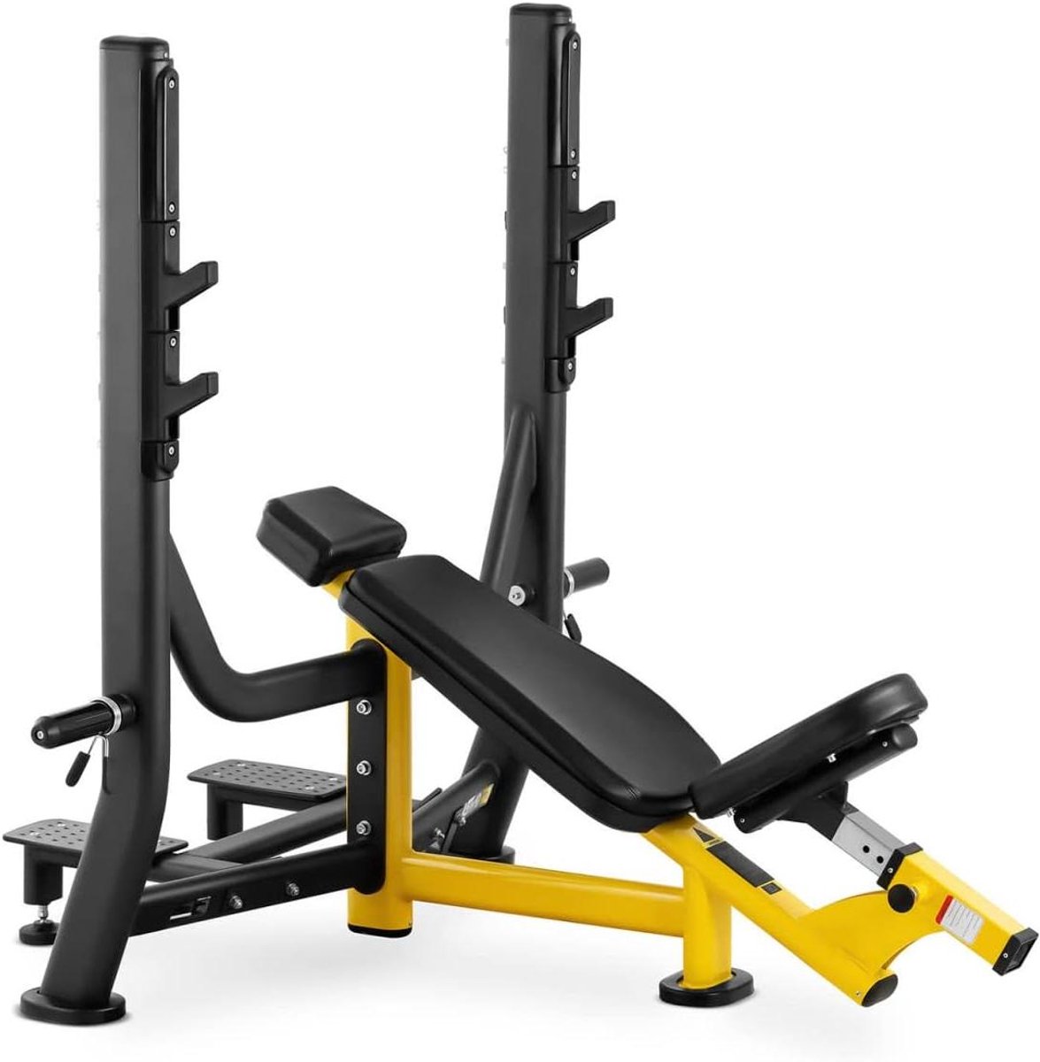 Halterbank - Bankdrukbank - Kracht Training - Verstelbaar Zitting - 135 kg Capaciteit - Zilver